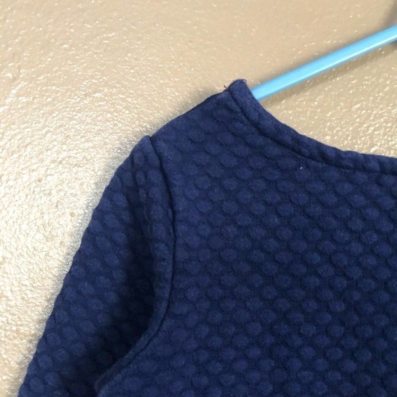 Kids Juicy Couture Navy Peplum Top Size 7 - Picture 6 of 7